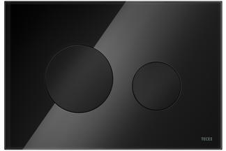 Betätigungsplatte und Tasten in schwarz