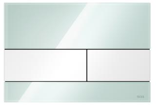 TECEsquare Betätigungsplatten glas & white