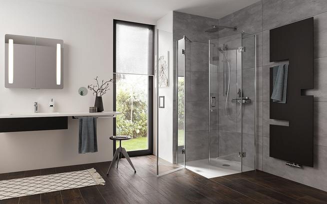 Vierteilige HSK Aperto Duschkabine